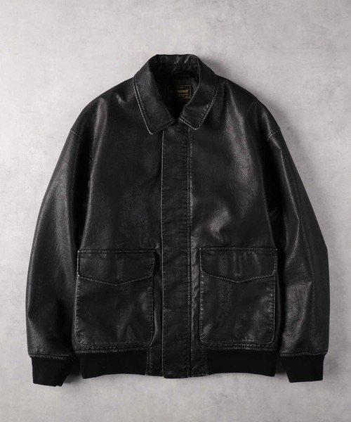 BACK NUMBER(バックナンバー)の「【BACK NUMBER】TYPE A‐2 フライトジャケット(ブルゾン・メンズ・ブラック・M/L/XL)」の4枚目の写真