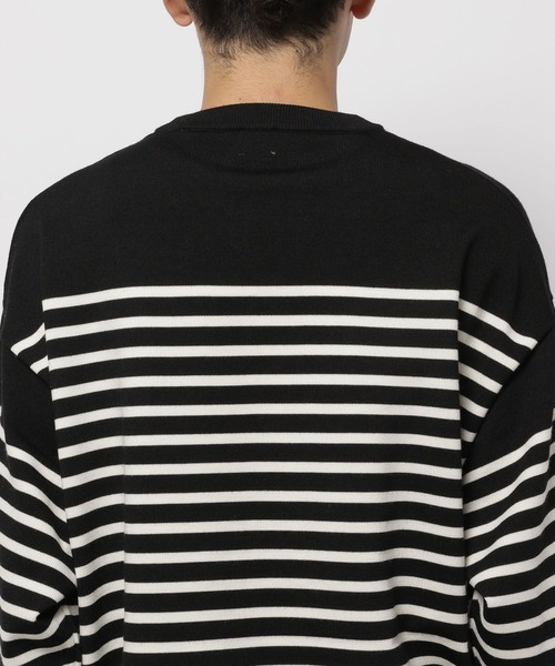 ORCIVAL（オーシバル）の「【ORCIVAL(オーシバル)】クルーネックプルオーバー（ニット/セーター・メンズ・オレンジ/ブラック/オフホワイト・MEDIUM）」の14枚目の写真