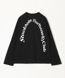 ロンハーマンStockholm Surfboard Club Tシャツ Stockholm Surfboard Club ロゴ Tシャツ | ブルー | FARFETCH JP