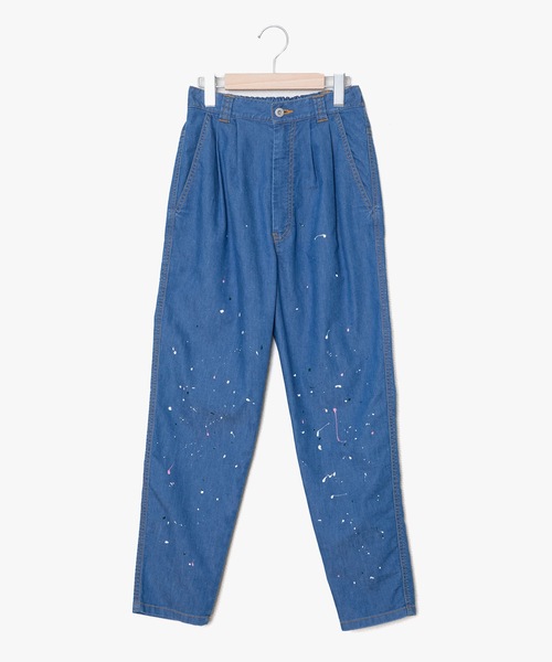 bedsidedrama（ベットサイドドラマ）の「COOLMAX Painter Two Tuck Jeans（デニムパンツ・レディース・ブルー/インディゴブルー・1/2）」の7枚目の写真