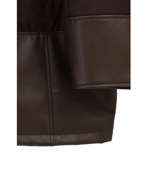 CLANE LEATHER SWITCHING OVER JACKET タグ付き CLANE/クラネ/LEATHER SWITCHING OVER JACKET（その他アウター