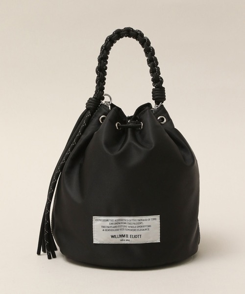 niko and...（ニコアンド）の「【WILLIAM B.ELIOTT】巾着2WAYショルダーバッグ（ショルダーバッグ・レディース・ブラック/カーキ・0）」の3枚目の写真