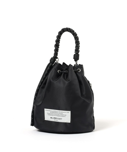 niko and...（ニコアンド）の「【WILLIAM B.ELIOTT】巾着2WAYショルダーバッグ（ショルダーバッグ・レディース・ブラック/カーキ・0）」の7枚目の写真