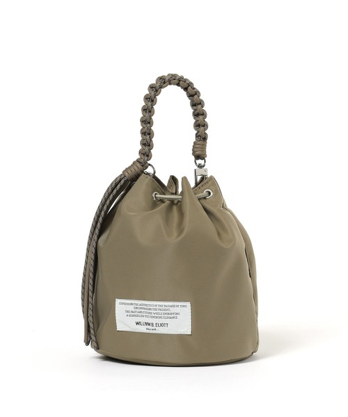 niko and...（ニコアンド）の「【WILLIAM B.ELIOTT】巾着2WAYショルダーバッグ（ショルダーバッグ・レディース・ブラック/カーキ・0）」の8枚目の写真