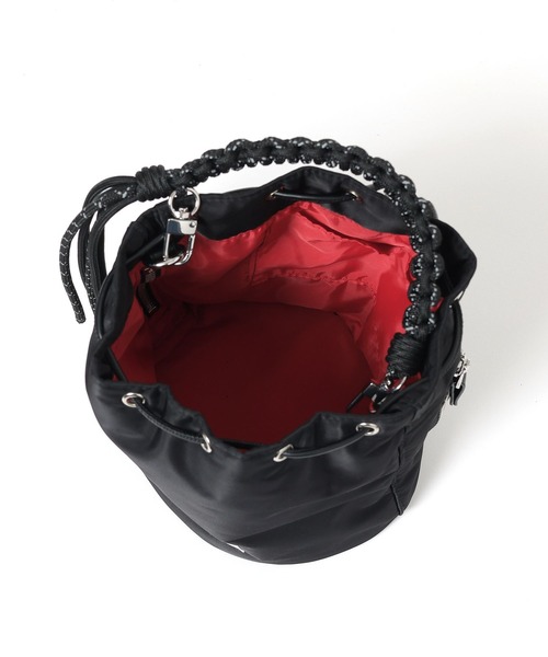 niko and...（ニコアンド）の「【WILLIAM B.ELIOTT】巾着2WAYショルダーバッグ（ショルダーバッグ・レディース・ブラック/カーキ・0）」の14枚目の写真