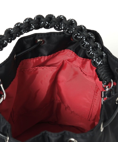 niko and...（ニコアンド）の「【WILLIAM B.ELIOTT】巾着2WAYショルダーバッグ（ショルダーバッグ・レディース・ブラック/カーキ・0）」の18枚目の写真