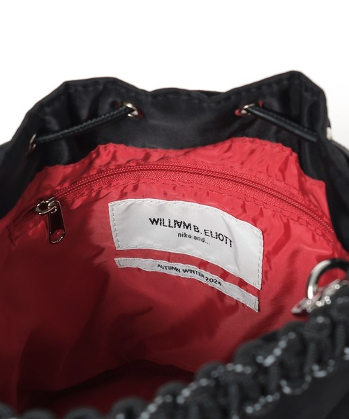 niko and...（ニコアンド）の「【WILLIAM B.ELIOTT】巾着2WAYショルダーバッグ（ショルダーバッグ・レディース・ブラック/カーキ・0）」の19枚目の写真