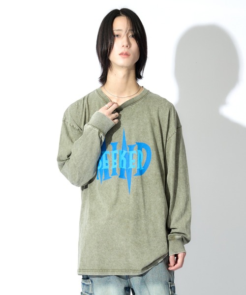 Art Logo Print L/S Tee（Tシャツ/カットソー）｜mindseeker（マインドシーカー）