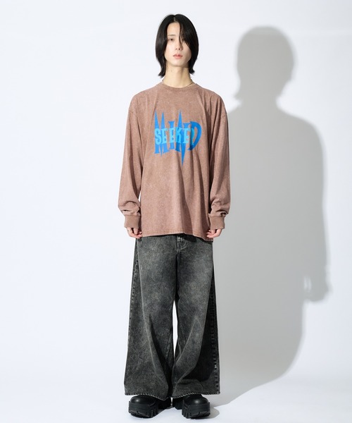 Art Logo Print L/S Tee（Tシャツ/カットソー）｜mindseeker（マインドシーカー）