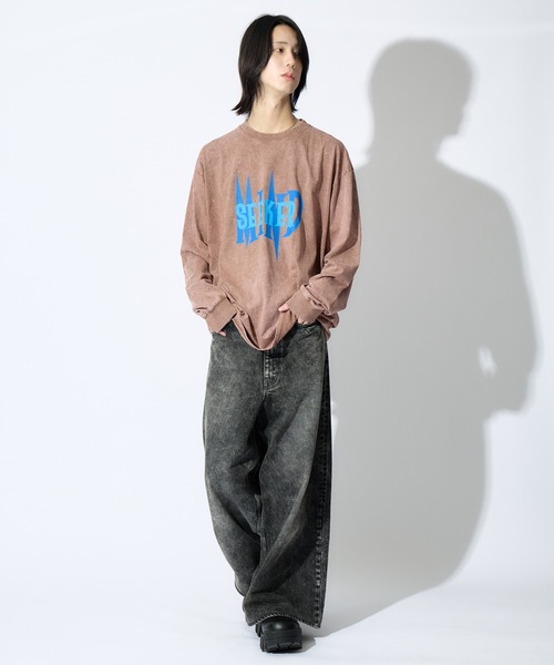 Art Logo Print L/S Tee（Tシャツ/カットソー）｜mindseeker（マインドシーカー）