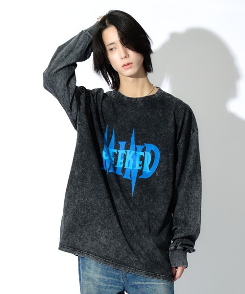 Art Logo Print L/S Tee（Tシャツ/カットソー）｜mindseeker（マインドシーカー）