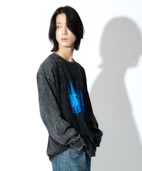 Art Logo Print L/S Tee（Tシャツ/カットソー）｜mindseeker（マインドシーカー）
