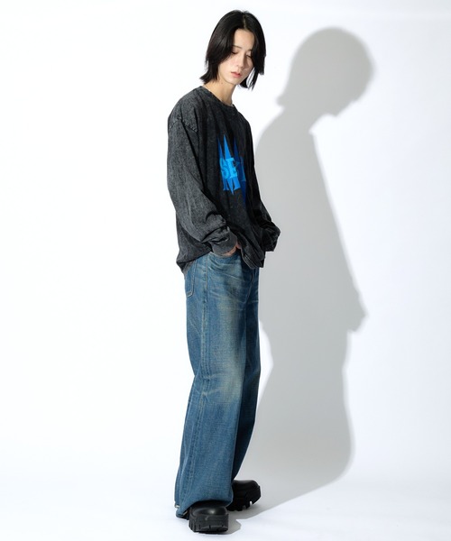 Art Logo Print L/S Tee（Tシャツ/カットソー）｜mindseeker（マインドシーカー）