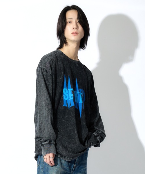 Art Logo Print L/S Tee（Tシャツ/カットソー）｜mindseeker（マインドシーカー）