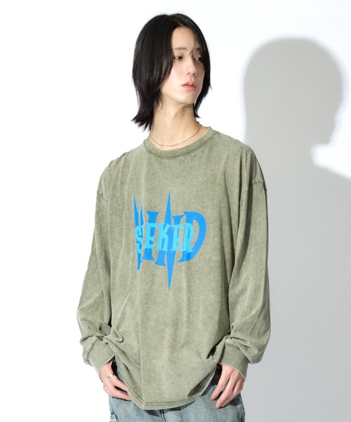 Art Logo Print L/S Tee（Tシャツ/カットソー）｜mindseeker（マインドシーカー）