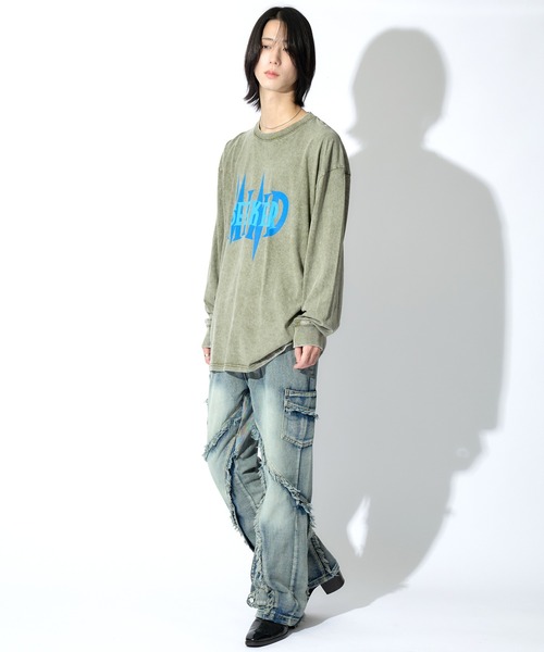 Art Logo Print L/S Tee（Tシャツ/カットソー）｜mindseeker（マインドシーカー）