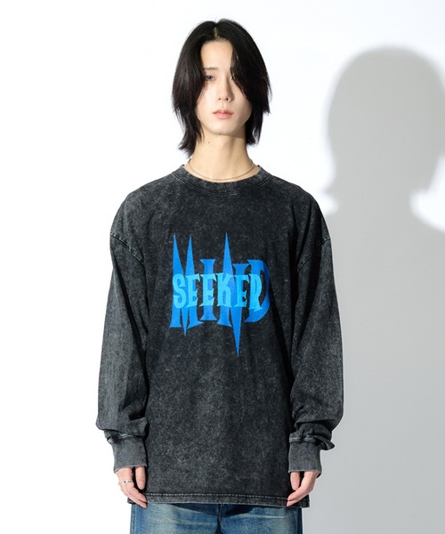 Art Logo Print L/S Tee（Tシャツ/カットソー）｜mindseeker（マインドシーカー）