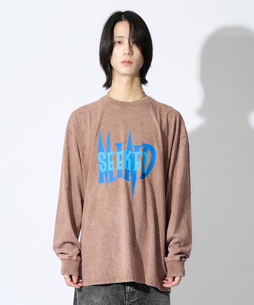 Art Logo Print L/S Tee（Tシャツ/カットソー）｜mindseeker（マインドシーカー）