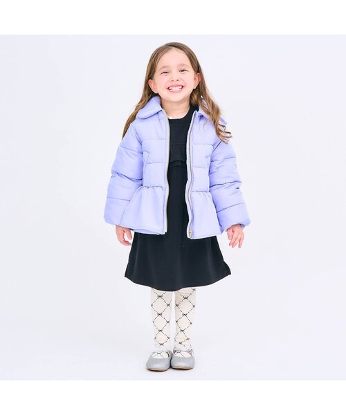 apres les cours(アプレレクール)の「リボン・ハート柄タイツ(タイツ/ストッキング・キッズ・アイボリー/ネイビー・90/100/110/120/140)」の4枚目の写真