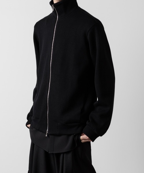 STAND COLLAR ZIP CARDIGAN（カーディガン/ボレロ）｜ato（アトウ）