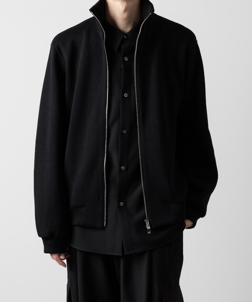 STAND COLLAR ZIP CARDIGAN（カーディガン/ボレロ）｜ato（アトウ）