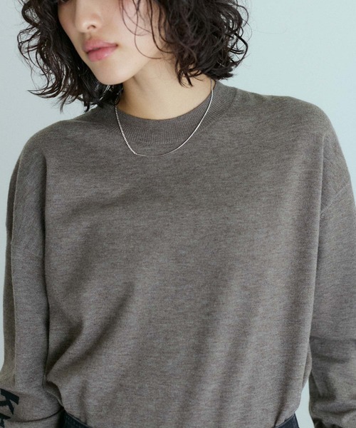 ADAM ET ROPE'(アダムエロペ)の「LES BIJOUX コンビチェーンネックレス(ネックレス・レディース・シルバー/ゴールド・FREE)」の4枚目の写真