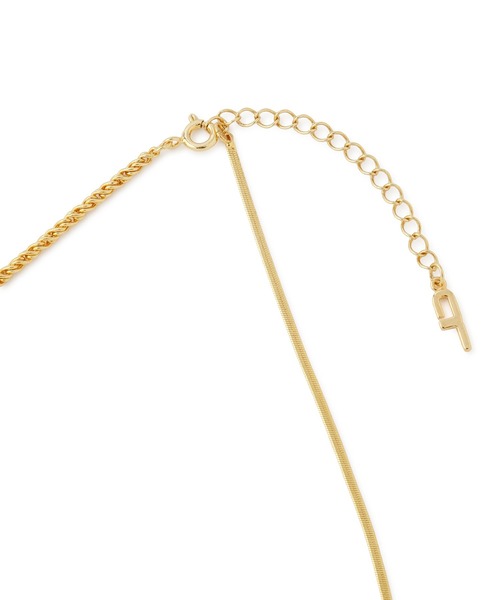 ADAM ET ROPE'(アダムエロペ)の「LES BIJOUX コンビチェーンネックレス(ネックレス・レディース・シルバー/ゴールド・FREE)」の7枚目の写真