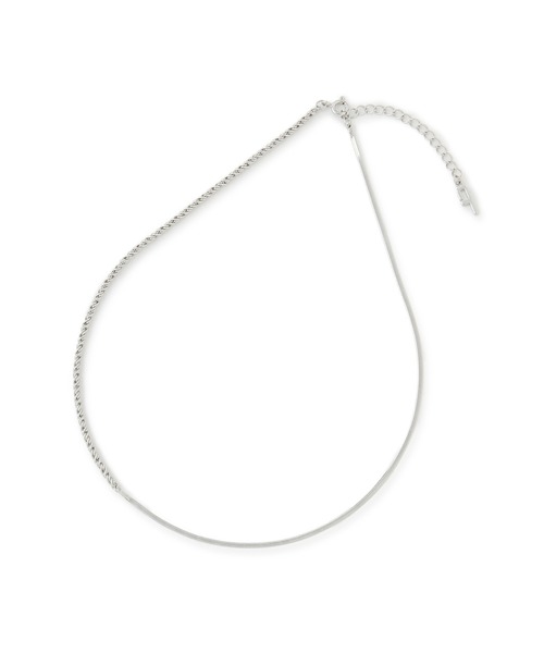 ADAM ET ROPE'(アダムエロペ)の「LES BIJOUX コンビチェーンネックレス(ネックレス・レディース・シルバー/ゴールド・FREE)」の8枚目の写真