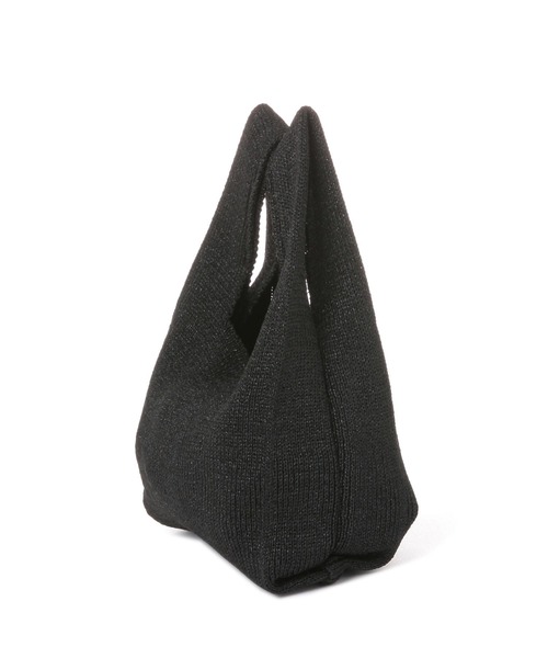 BAYFLOW(ベイフロー)の「グリッターニットバッグ(ハンドバッグ・レディース・ライトグレー/イエロー/ブラック・0)」の7枚目の写真