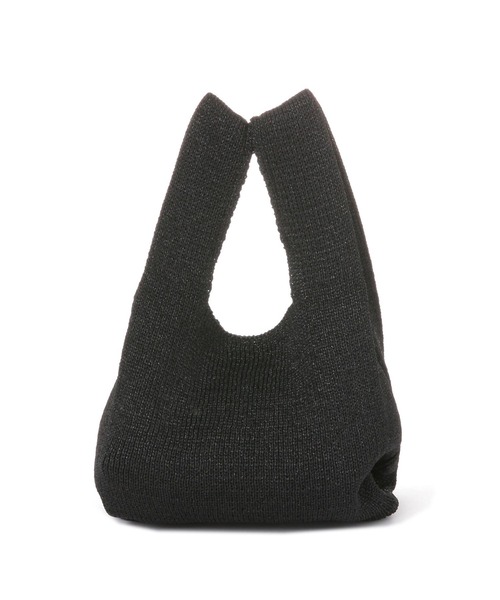 BAYFLOW(ベイフロー)の「グリッターニットバッグ(ハンドバッグ・レディース・ライトグレー/イエロー/ブラック・0)」の8枚目の写真