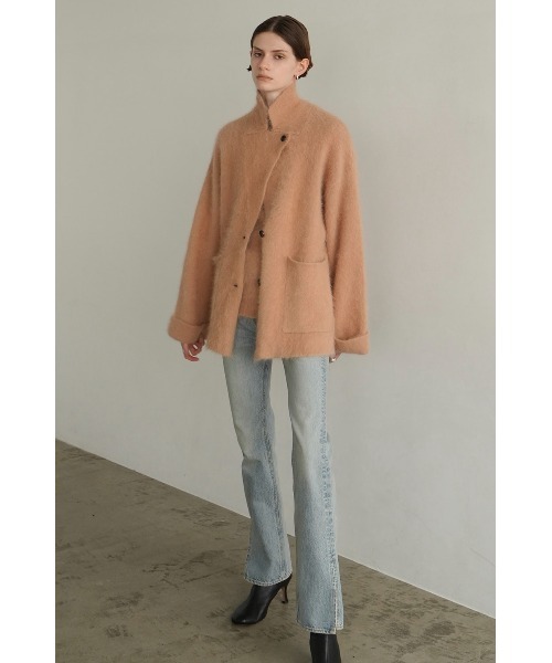 CLANE ANGOLA TAILORED KNIT JACKET 1 ミント CLANE ANGOLA TAILORED KNIT JACKET ミント