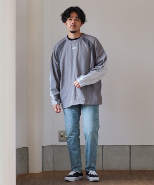 THE NORTH FACE（ザノースフェイス）の「国内未発売 THE NORTH FACE(ザ ノース フェイス)/　クルーネック トレーナー スポーツ トレーニング /バンドン ウーブン クルーネック / BANDON WOVEN CREWNECK（その他トップス・メンズ・バイオレット/グレー/ダークグレー・M/S/XL/L/XXL）」の5枚目の写真