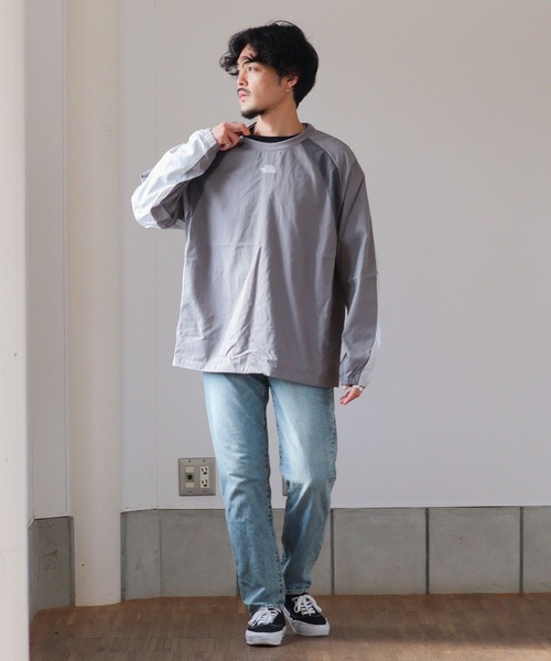 THE NORTH FACE（ザノースフェイス）の「国内未発売 THE NORTH FACE(ザ ノース フェイス)/　クルーネック トレーナー スポーツ トレーニング /バンドン ウーブン クルーネック / BANDON WOVEN CREWNECK（その他トップス・メンズ・バイオレット/グレー/ダークグレー・M/S/XL/L/XXL）」の6枚目の写真