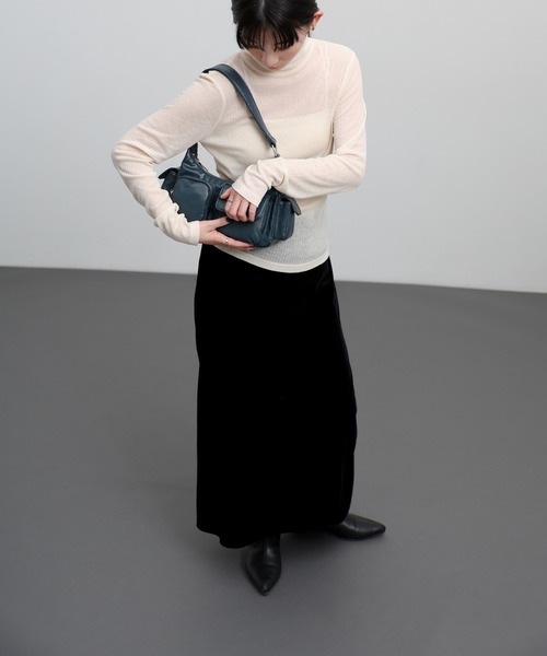 select MOCA（セレクトモカ）の「マルチポケットハンドバッグ（ハンドバッグ・レディース・ブルー/ブラック・FREE）」の9枚目の写真