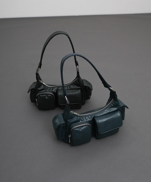 select MOCA（セレクトモカ）の「マルチポケットハンドバッグ（ハンドバッグ・レディース・ブルー/ブラック・FREE）」の18枚目の写真