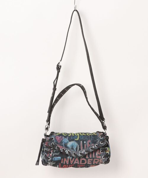 デシグアル　desigual バッグ　鞄　総柄　くすみカラー　ショルダー デシグアル desigual バッグ 鞄 総柄 くすみカラー ショルダー