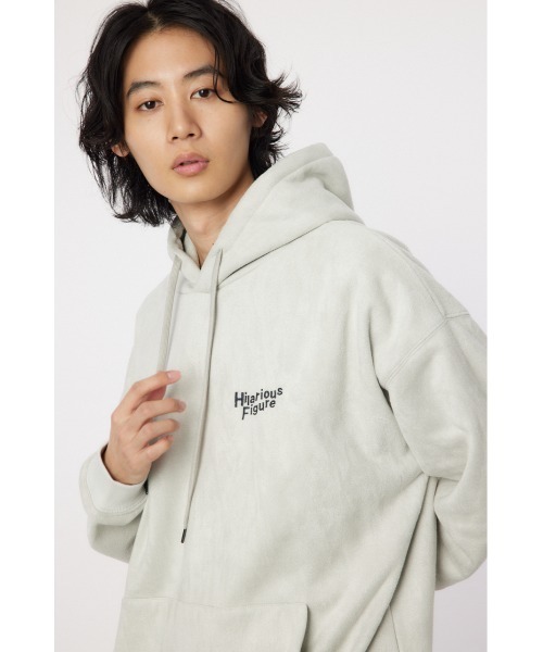 RODEO CROWNS WIDE BOWL(ロデオクラウンズワイドボウル)の「faux suede backboa フーディー(パーカー・メンズ・ライトグレー/ターコイズブルー/チャコールグレー・LARGE/MEDIUM)」の14枚目の写真