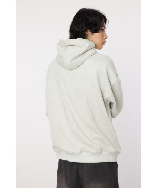 RODEO CROWNS WIDE BOWL(ロデオクラウンズワイドボウル)の「faux suede backboa フーディー(パーカー・メンズ・ライトグレー/ターコイズブルー/チャコールグレー・LARGE/MEDIUM)」の12枚目の写真