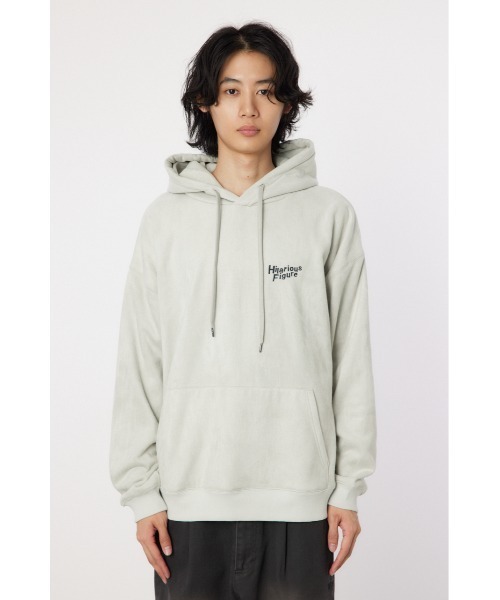 RODEO CROWNS WIDE BOWL(ロデオクラウンズワイドボウル)の「faux suede backboa フーディー(パーカー・メンズ・ライトグレー/ターコイズブルー/チャコールグレー・LARGE/MEDIUM)」の9枚目の写真