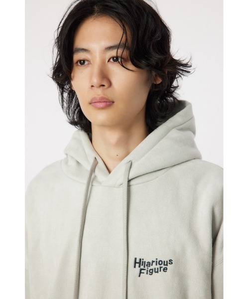 RODEO CROWNS WIDE BOWL(ロデオクラウンズワイドボウル)の「faux suede backboa フーディー(パーカー・メンズ・ライトグレー/ターコイズブルー/チャコールグレー・LARGE/MEDIUM)」の6枚目の写真