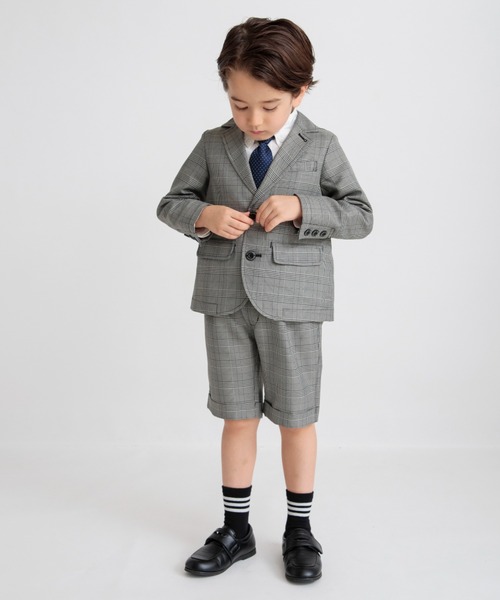 BRANSHES ブランシェス子供 男の子 130cm フォーマル スーツセット BRANSHES 【キッズスーツ5点SET】ブランシェス サージ