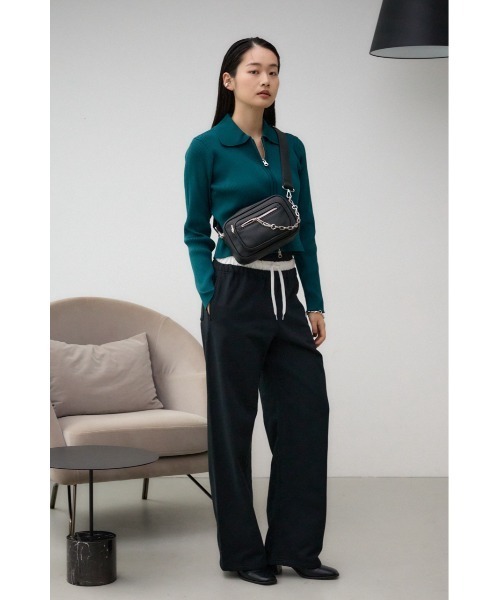 AZUL by moussy（アズールバイマウジー）の「アウトポケットスクエアショルダーバッグ（ショルダーバッグ・レディース・シルバー/ブラック・FREE）」の21枚目の写真