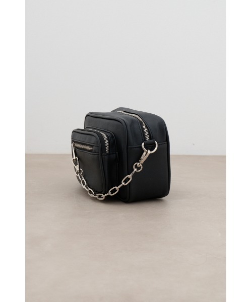 AZUL by moussy（アズールバイマウジー）の「アウトポケットスクエアショルダーバッグ（ショルダーバッグ・レディース・シルバー/ブラック・FREE）」の19枚目の写真