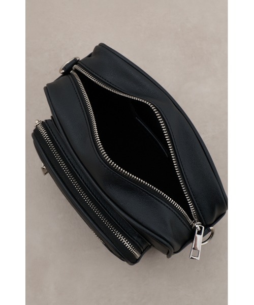 AZUL by moussy（アズールバイマウジー）の「アウトポケットスクエアショルダーバッグ（ショルダーバッグ・レディース・シルバー/ブラック・FREE）」の13枚目の写真