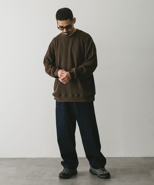 セール】『XLサイズ/WEB限定』『UR TECH』裏起毛ワッフルロング