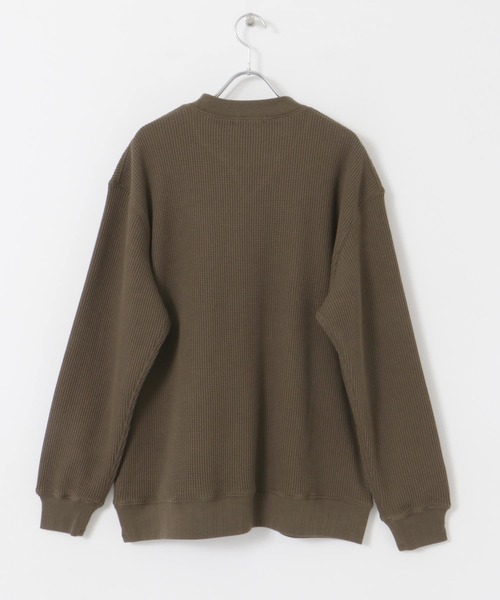 URBAN RESEARCH DOORS(アーバンリサーチドアーズ)の「『XLサイズ/WEB限定』『UR TECH』裏起毛ワッフルロングスリーブTシャツ(Tシャツ/カットソー・メンズ・ホワイト/ブラウン/ネイビー/ホワイト系その他・MEDIUM/LARGE/X-LARGE)」の16枚目の写真