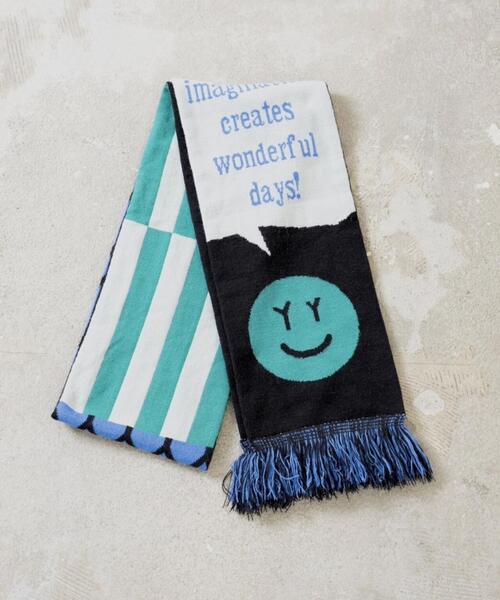 L.H.P（エルエイチピー）の「yipyip/イップイップ/SOCCER MUFFLER（マフラー・レディース・ブラック・F）」の3枚目の写真