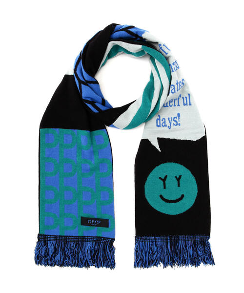 L.H.P（エルエイチピー）の「yipyip/イップイップ/SOCCER MUFFLER（マフラー・レディース・ブラック・F）」の15枚目の写真