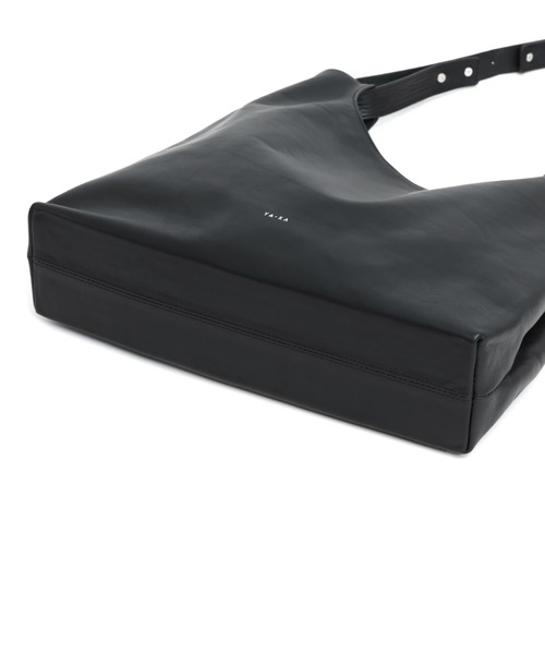 YArKA（ヤーカ）の「【YArKA/ヤーカ】 real leather 2way design marche  bag [wam5] / リアルレザー２ウェイデザインマルシェバッグ（トートバッグ・レディース・ブラック・FREE）」の9枚目の写真