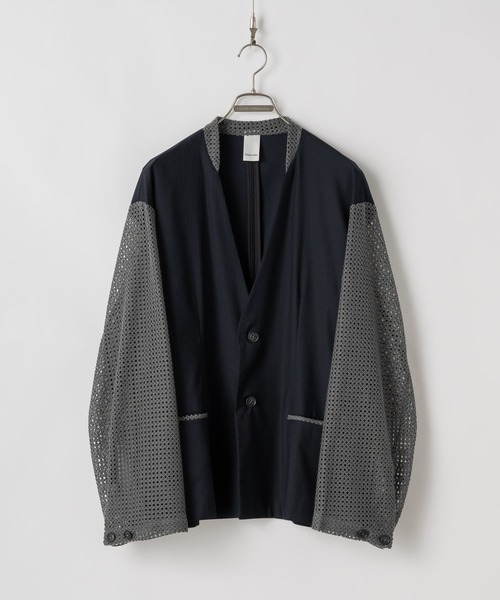 Casper John カラーレスジップテーラードジャケット CASPER JOHN（キャスパージョン）の「Collarless zip tailored